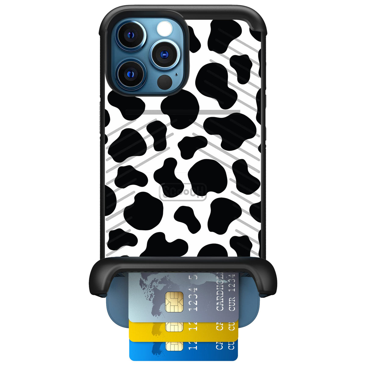 Scooch Wingmate Cow Print for iPhone 12 Pro — Case