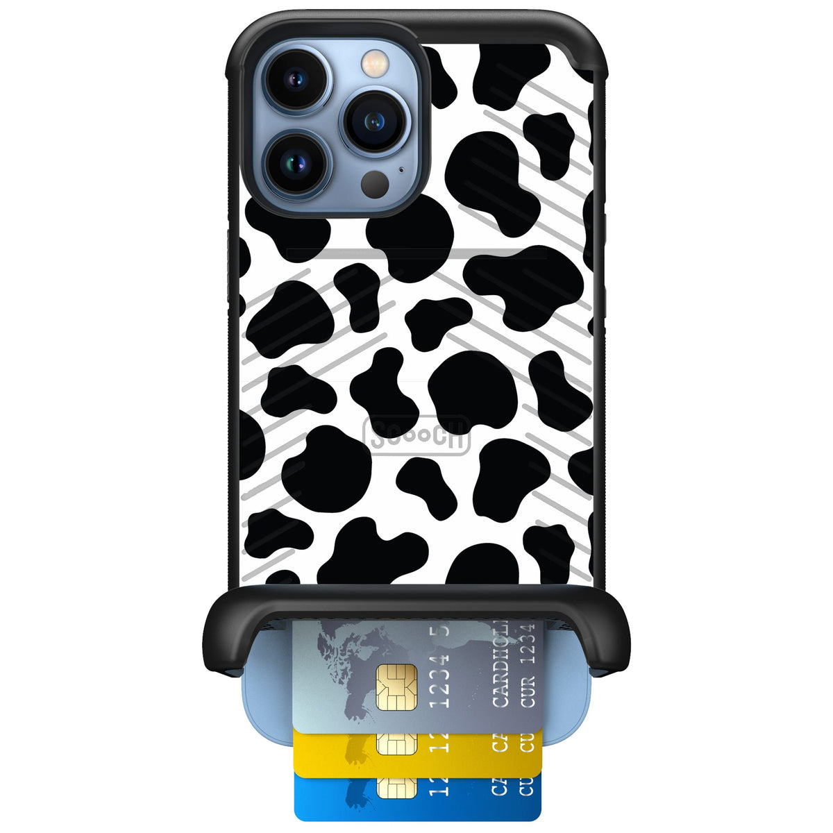 Scooch Wingmate Cow Print for iPhone 13 Pro Max — Case