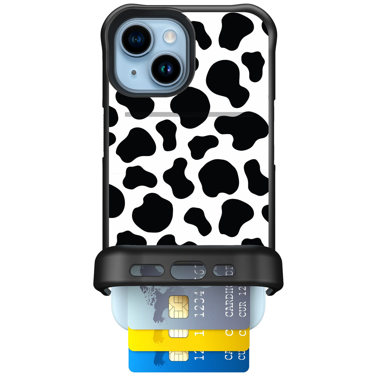 Scooch Wingmate Cow Print for iPhone 15 — Case