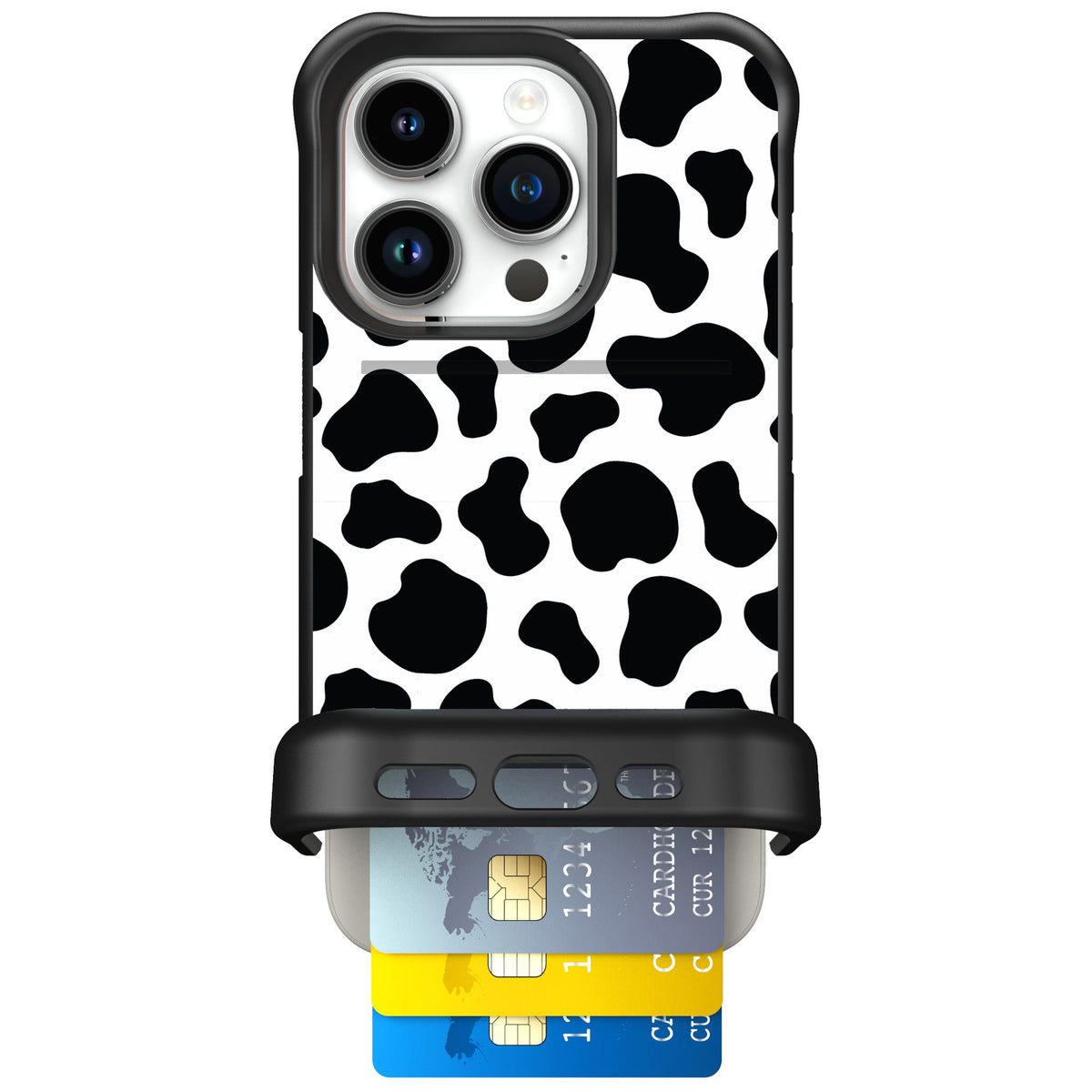 Scooch Wingmate Cow Print for iPhone 15 Pro — Case