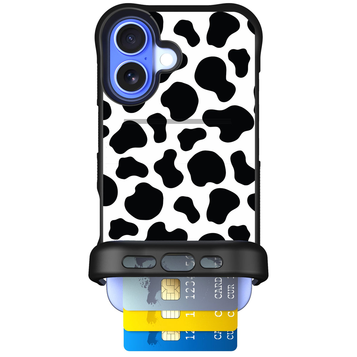 Scooch Wingmate Cow Print for iPhone 16 — Case
