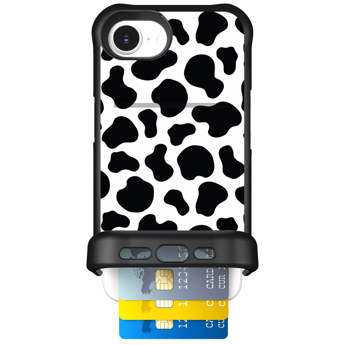 Scooch Wingmate Cow Print for iPhone 16e — Case
