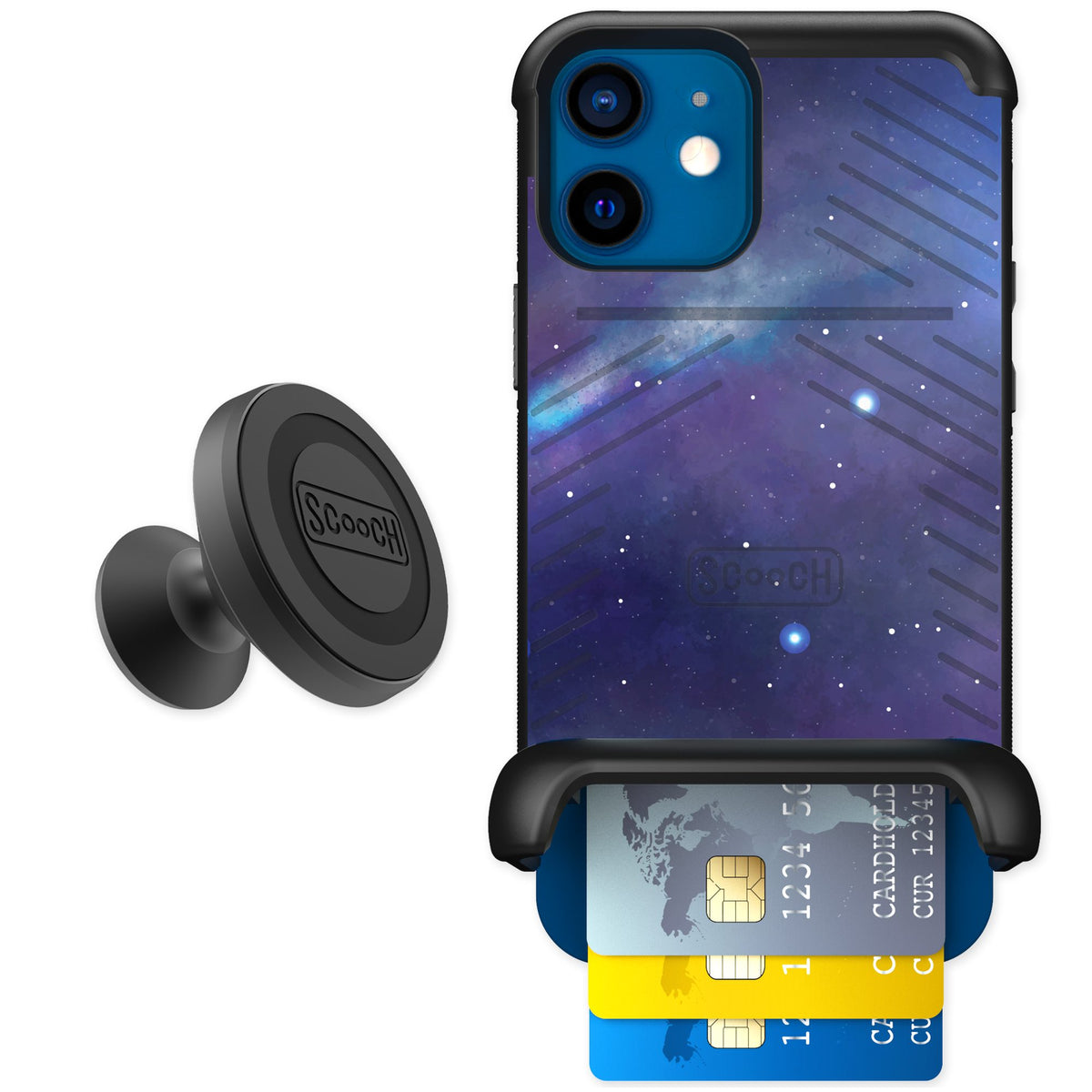 Scooch Wingmate Galaxy for iPhone 12 — Starter Bundle