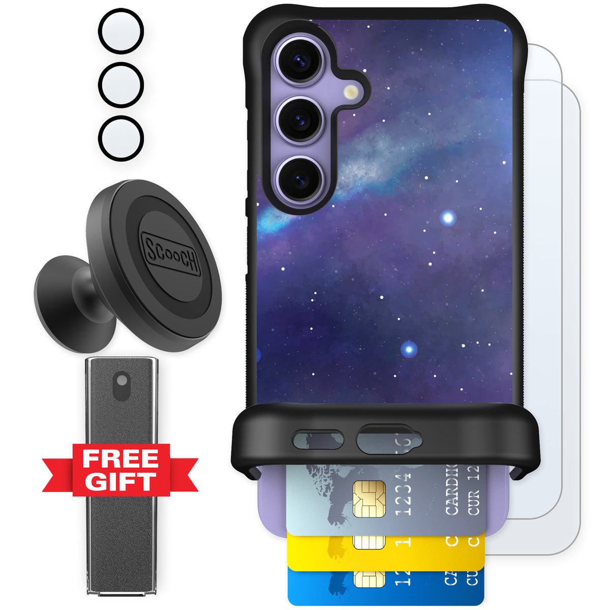 Scooch Wingmate Galaxy for Galaxy S24 — Defender Bundle