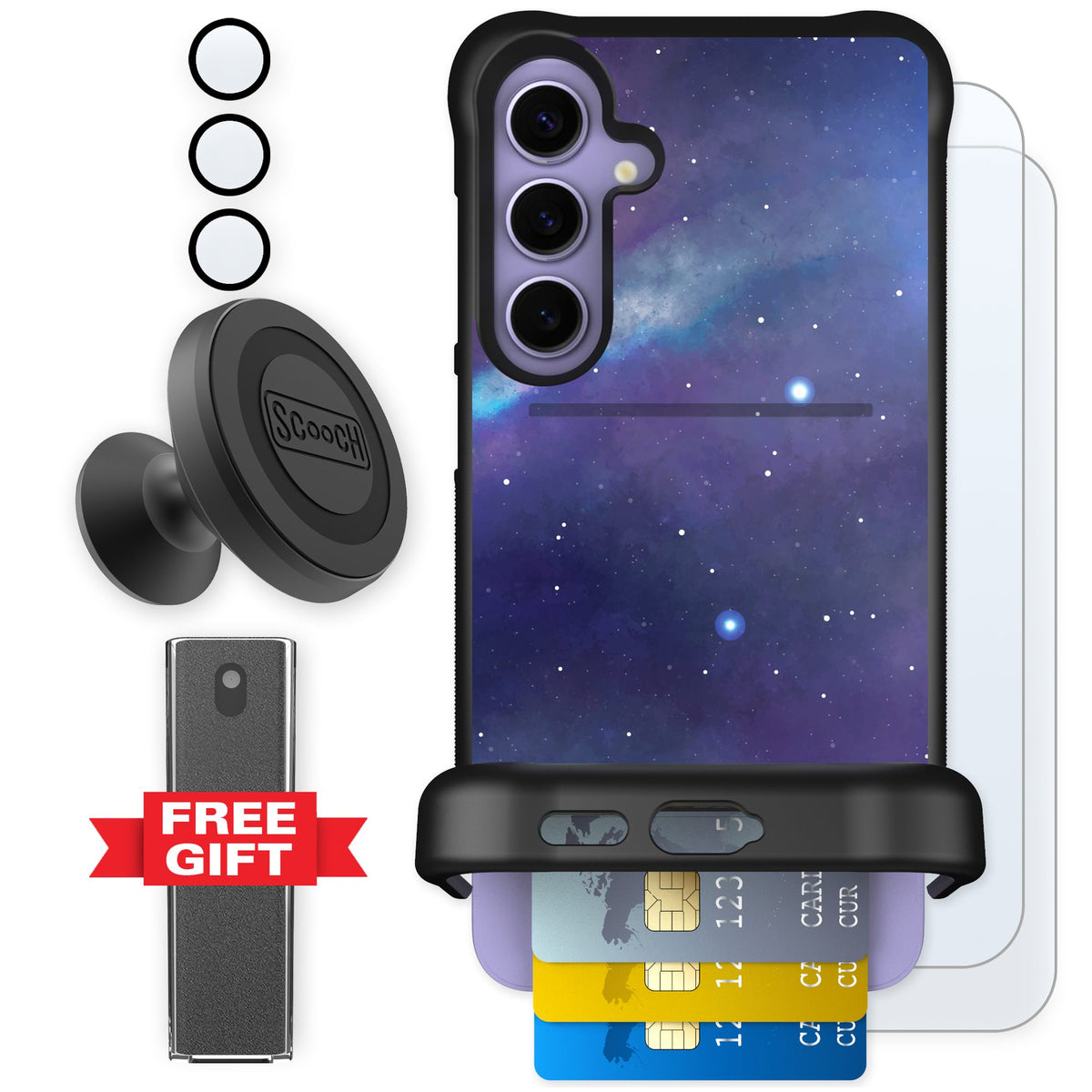 Scooch Wingmate Galaxy for Galaxy S24+ — Defender Bundle