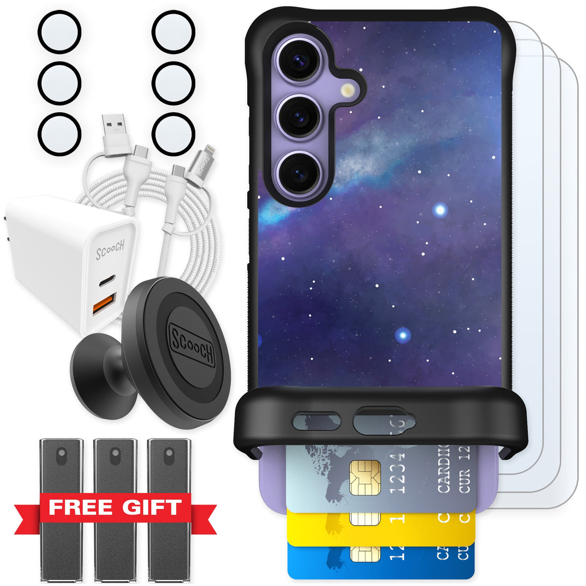 Scooch Wingmate Galaxy for Galaxy S24 — Ultimate Bundle