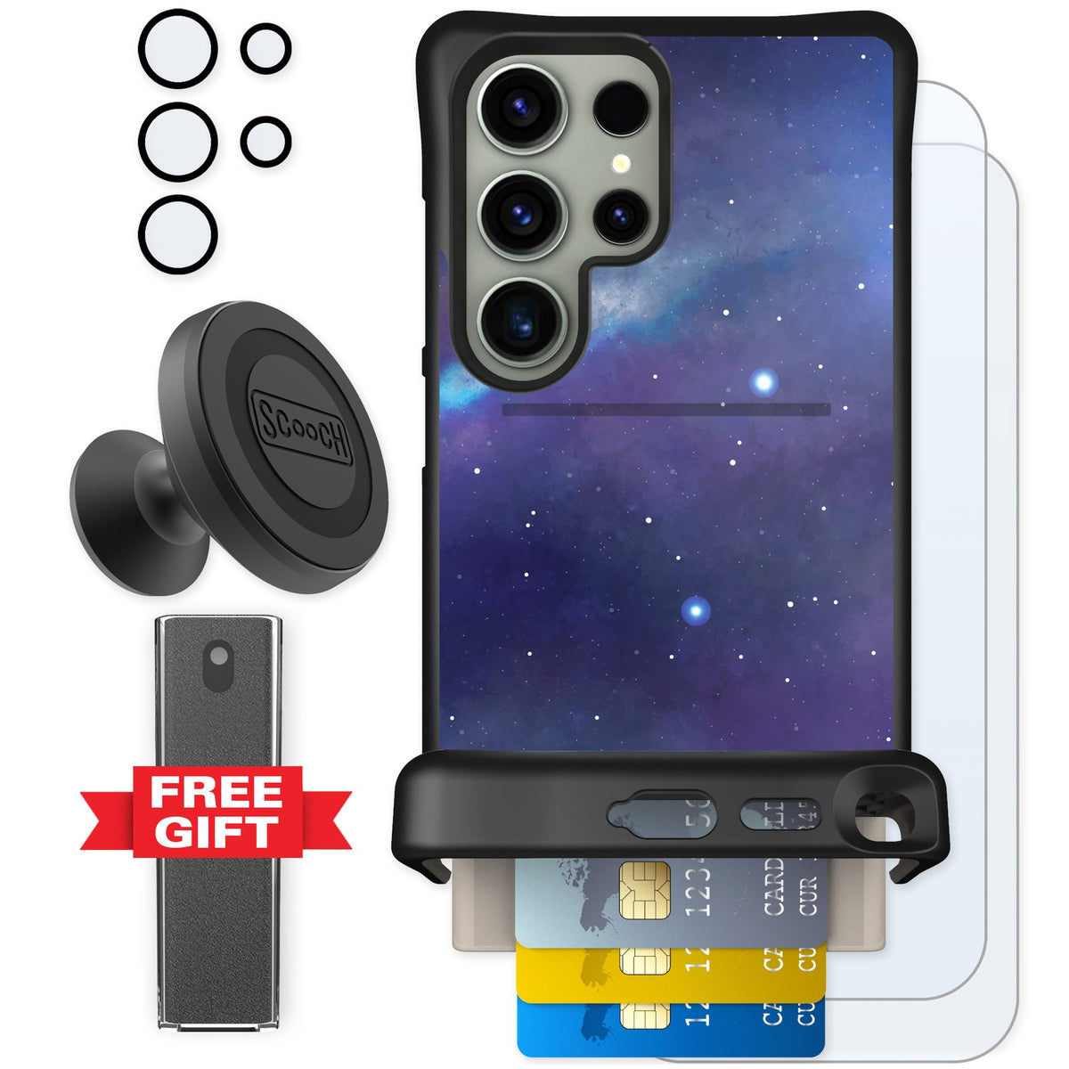 Scooch Wingmate Galaxy for Galaxy S24 Ultra — Defender Bundle
