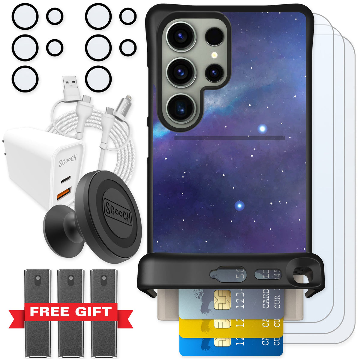 Scooch Wingmate Galaxy for Galaxy S24 Ultra — Ultimate Bundle