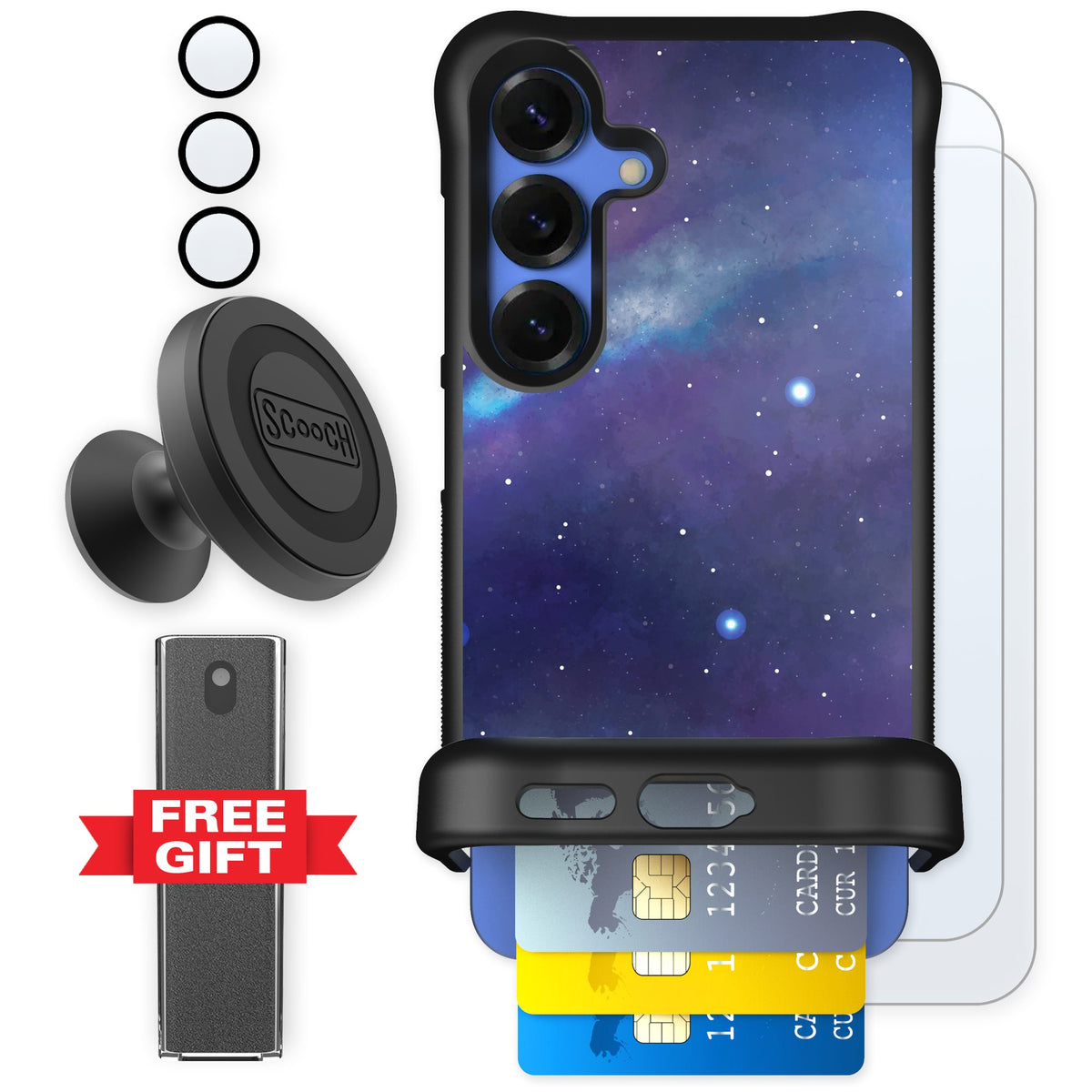 Scooch Wingmate Galaxy for Galaxy S25 — Defender Bundle