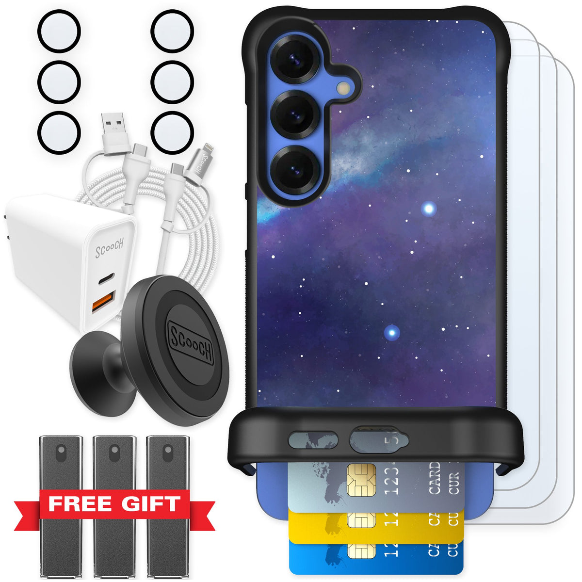 Scooch Wingmate Galaxy for Galaxy S25+ — Ultimate Bundle
