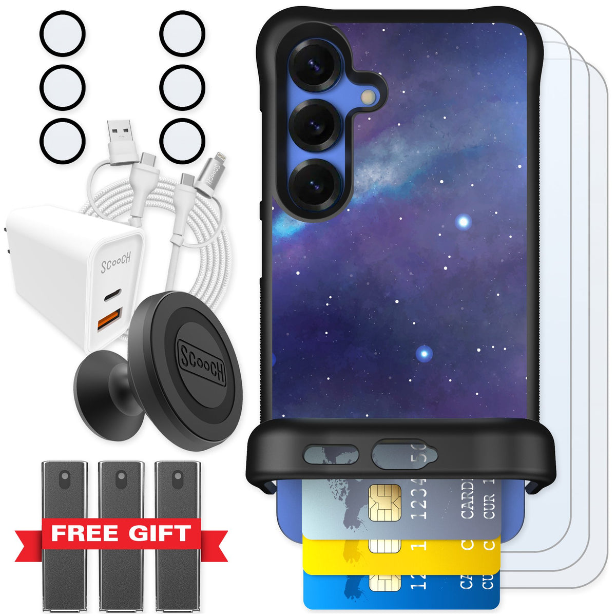Scooch Wingmate Galaxy for Galaxy S25 — Ultimate Bundle