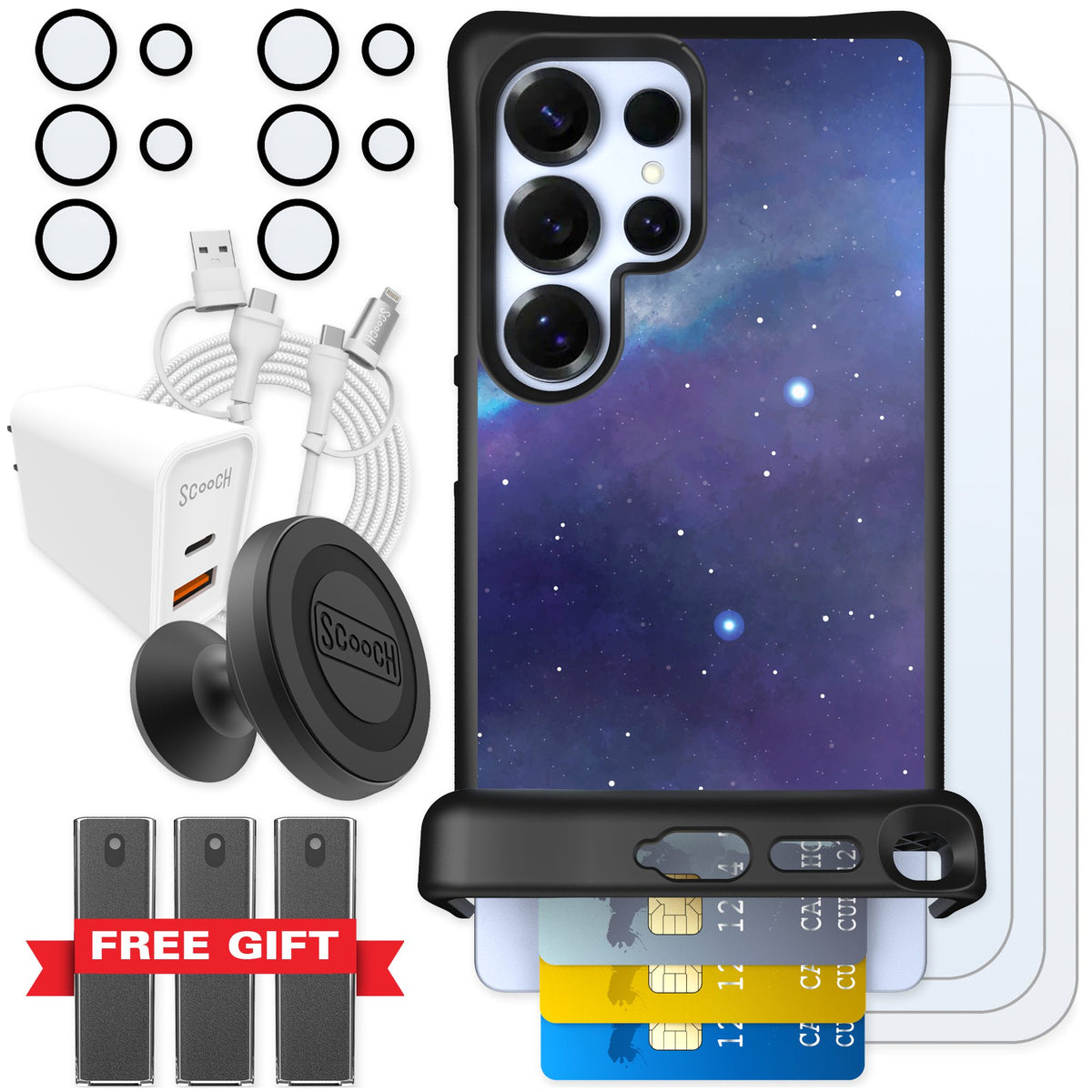 Scooch Wingmate Galaxy for Galaxy S25 Ultra — Ultimate Bundle