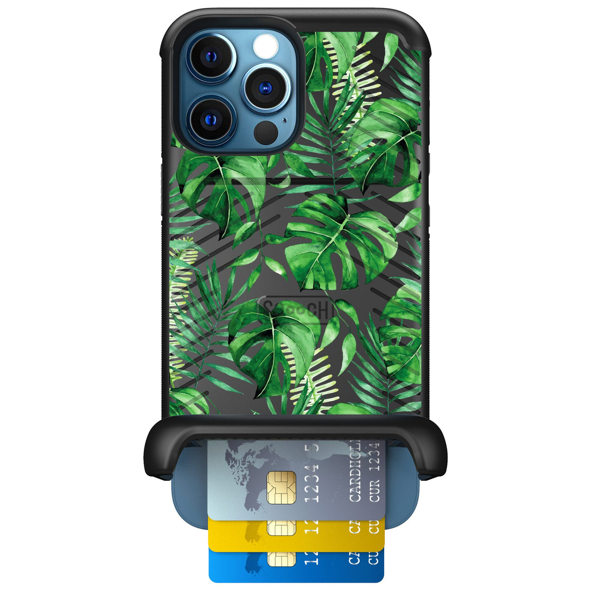 Scooch Wingmate Monstera for iPhone 12 Pro — Case