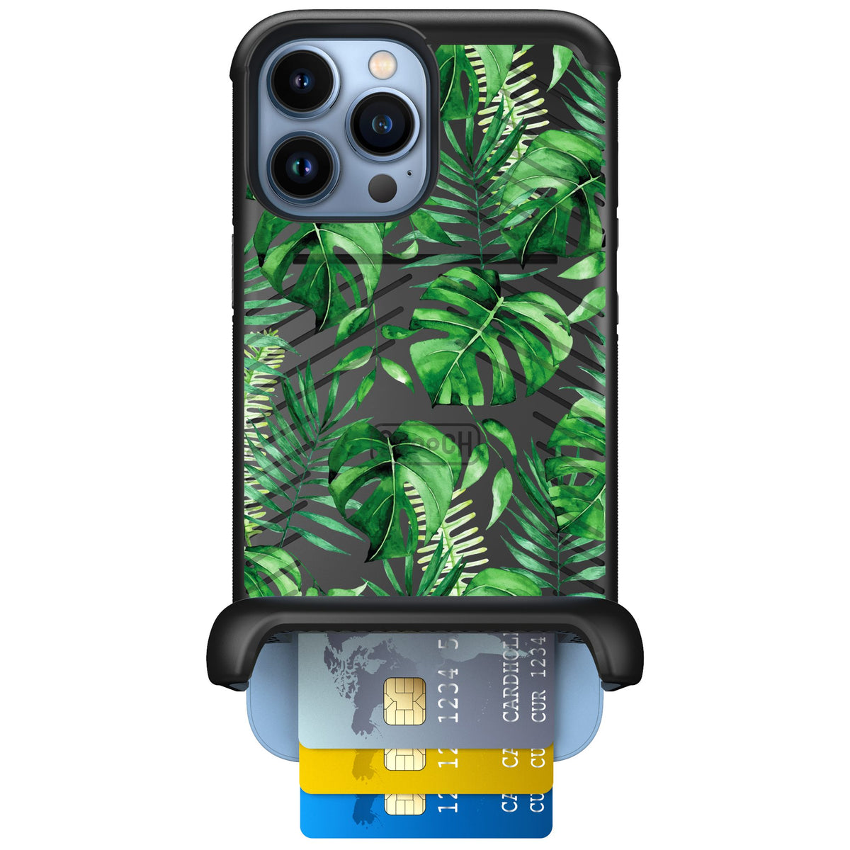 Scooch Wingmate Monstera for iPhone 13 Pro Max — Case
