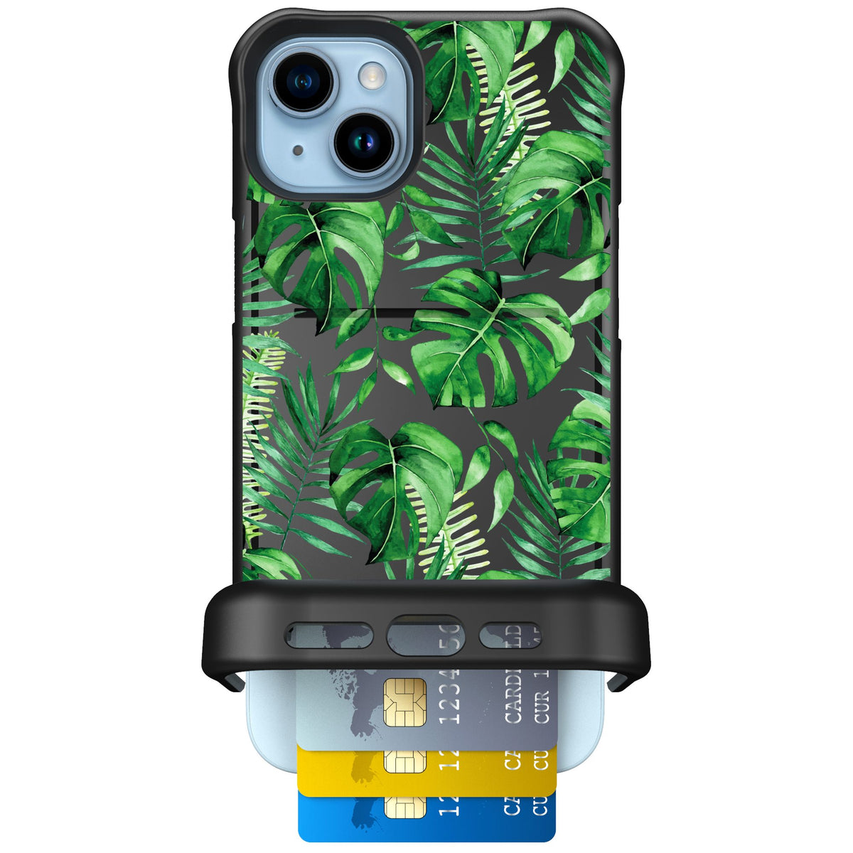 Scooch Wingmate Monstera for iPhone 14 Plus — Case