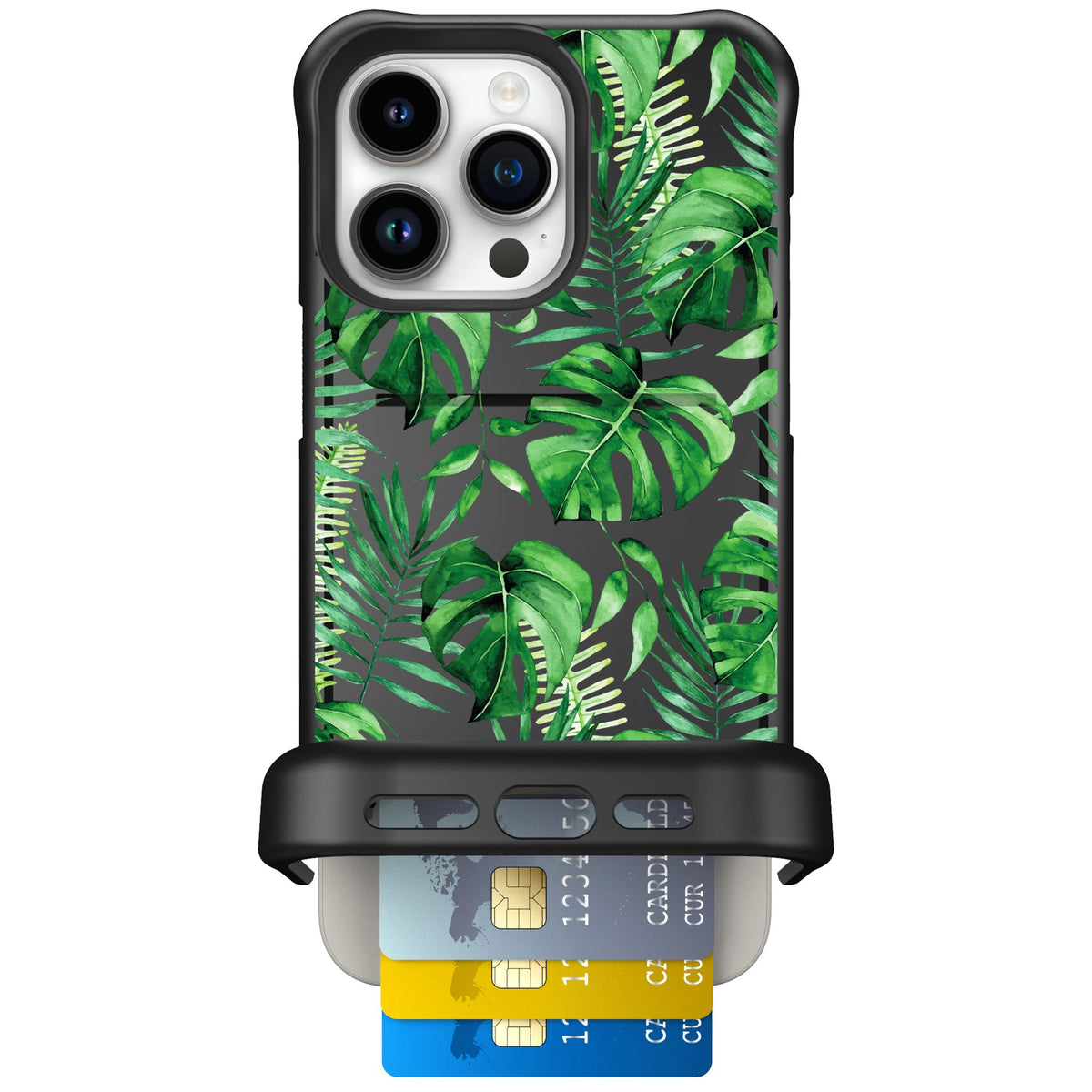 Scooch Wingmate Monstera for iPhone 15 Pro Max — Case