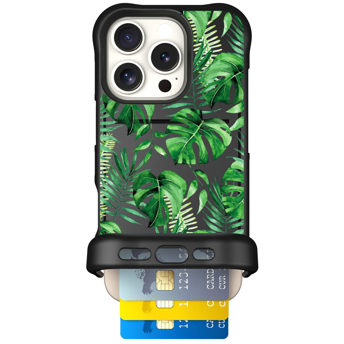 Scooch Wingmate Monstera for iPhone 16 Pro — Case