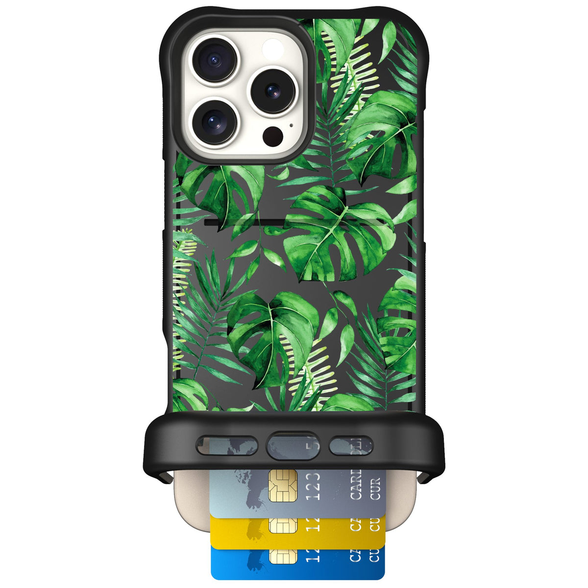 Scooch Wingmate Monstera for iPhone 16 Pro Max — Case
