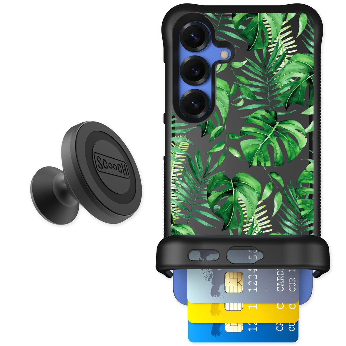 Scooch Wingmate Monstera for Galaxy S25 — Starter Bundle