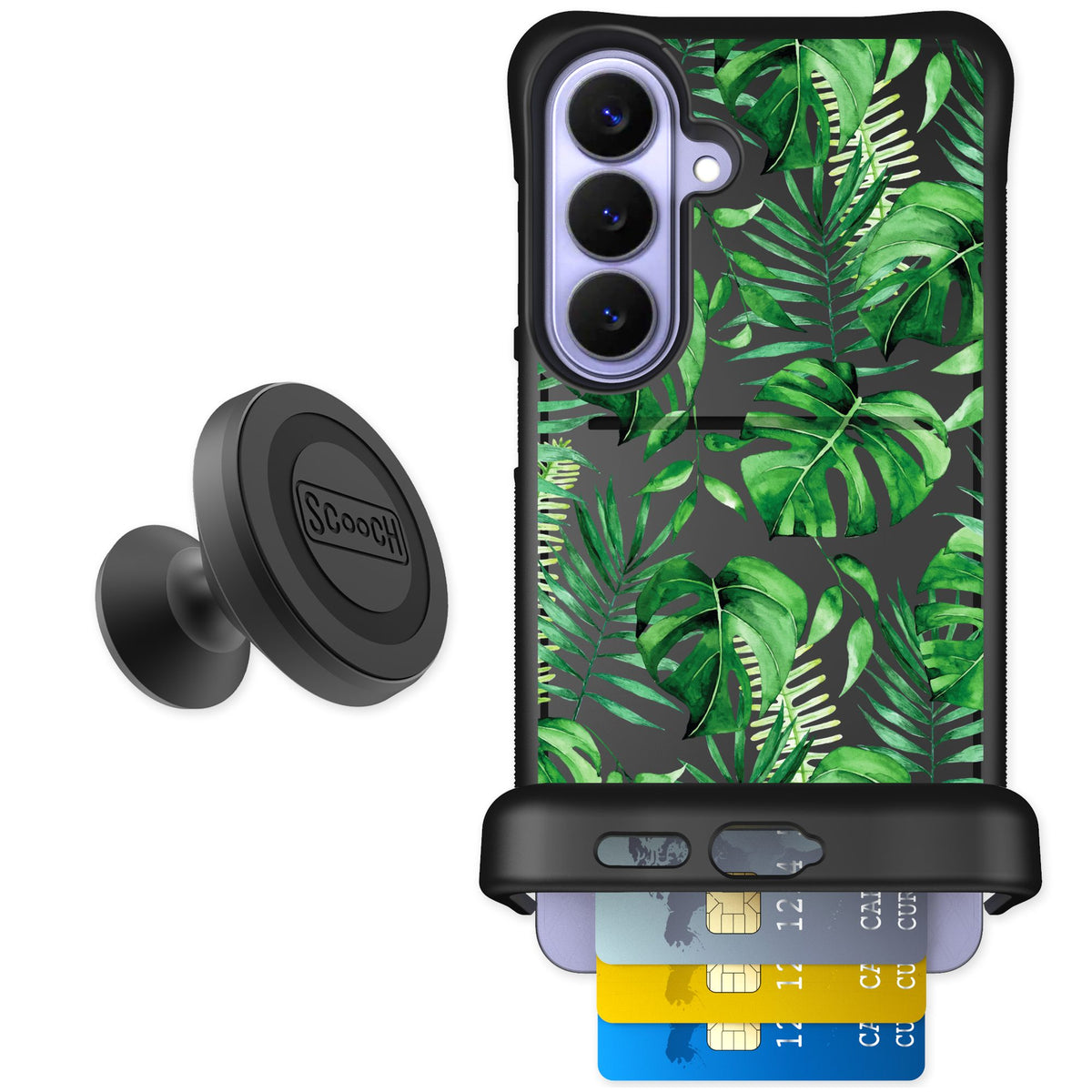 Scooch Wingmate Monstera for Galaxy S26+ — Starter Bundle
