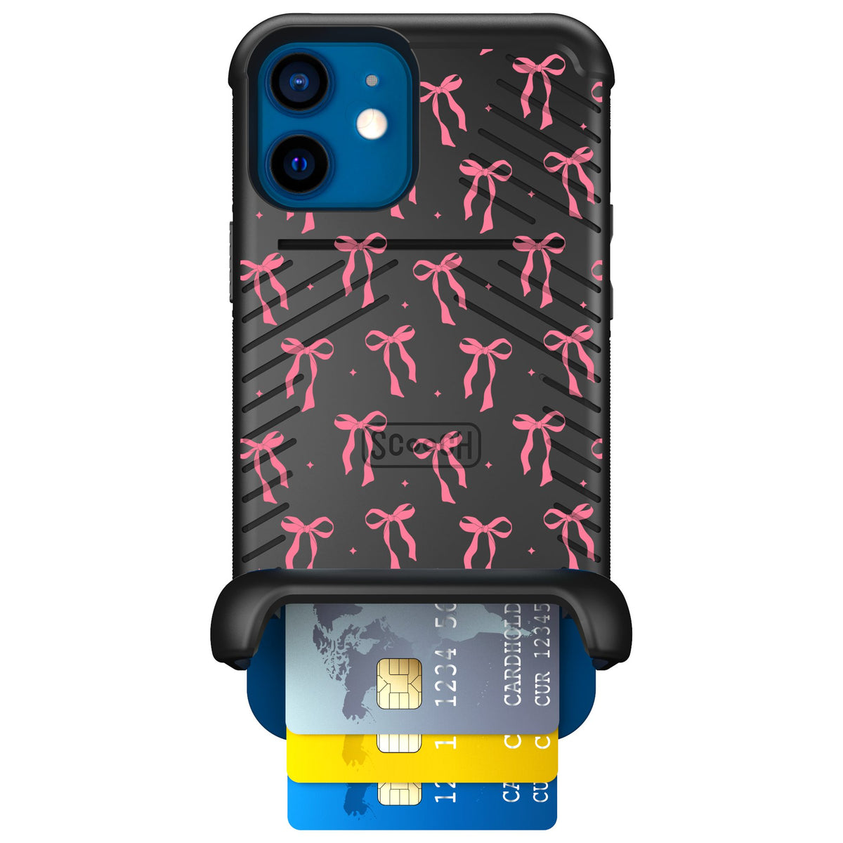 Scooch Wingmate Pink Bows for iPhone 12 — Case