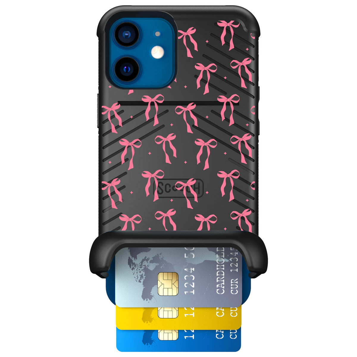 Scooch Wingmate Pink Bows for iPhone 12 mini — Case
