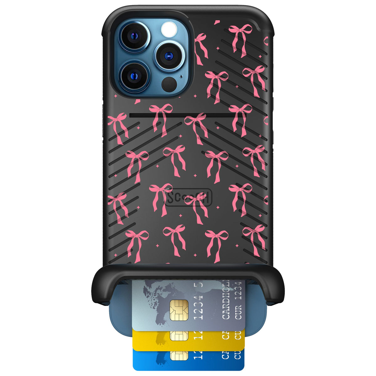 Scooch Wingmate Pink Bows for iPhone 12 Pro — Case