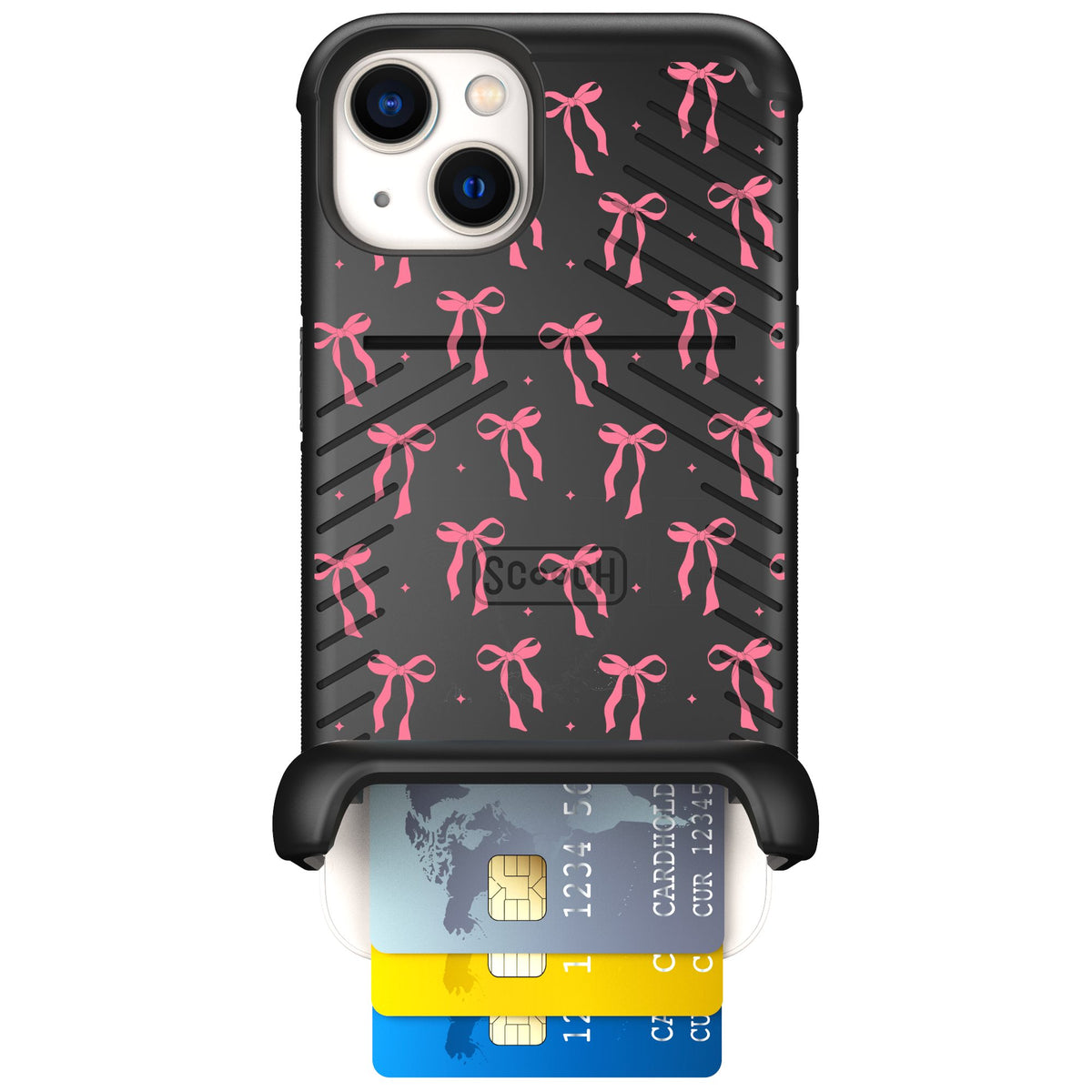 Scooch Wingmate Pink Bows for iPhone 13 — Case