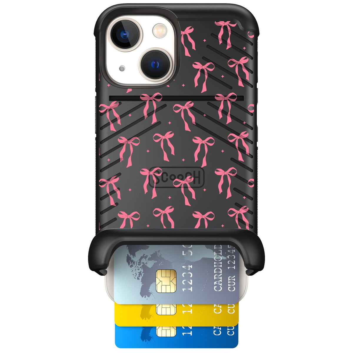 Scooch Wingmate Pink Bows for iPhone 13 mini — Case