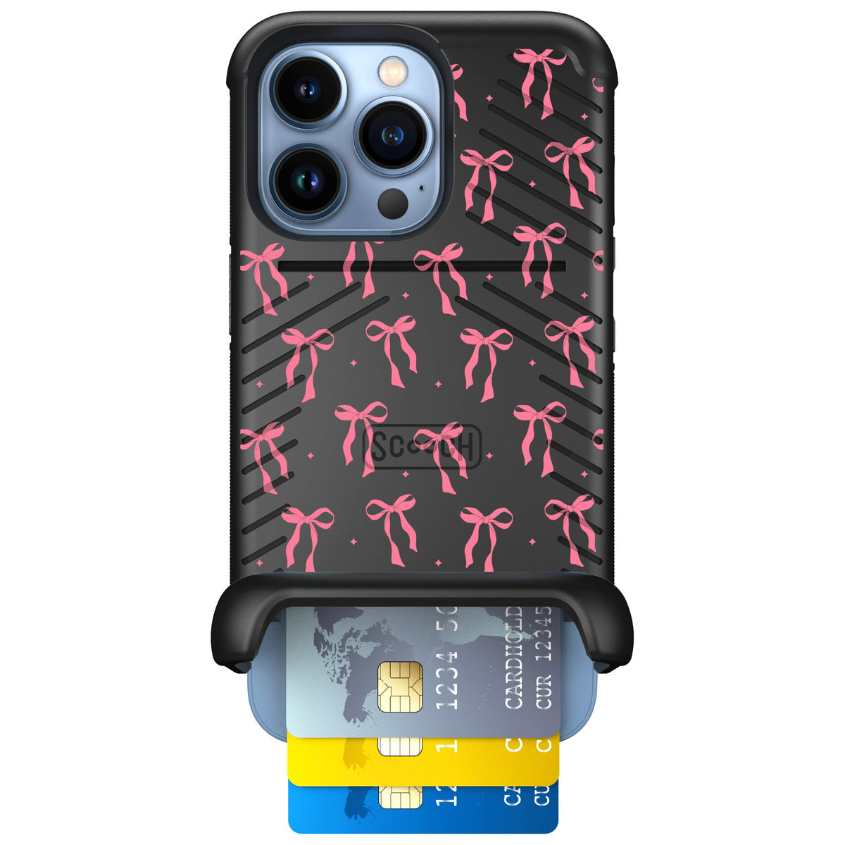 Scooch Wingmate Pink Bows for iPhone 13 Pro — Case