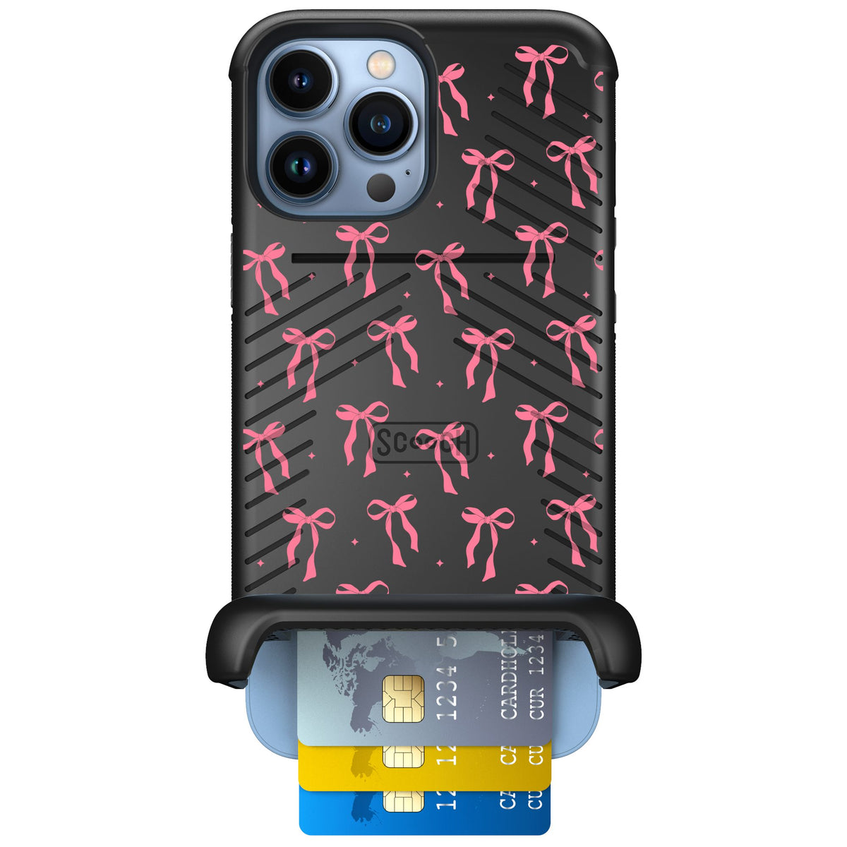Scooch Wingmate Pink Bows for iPhone 13 Pro Max — Case