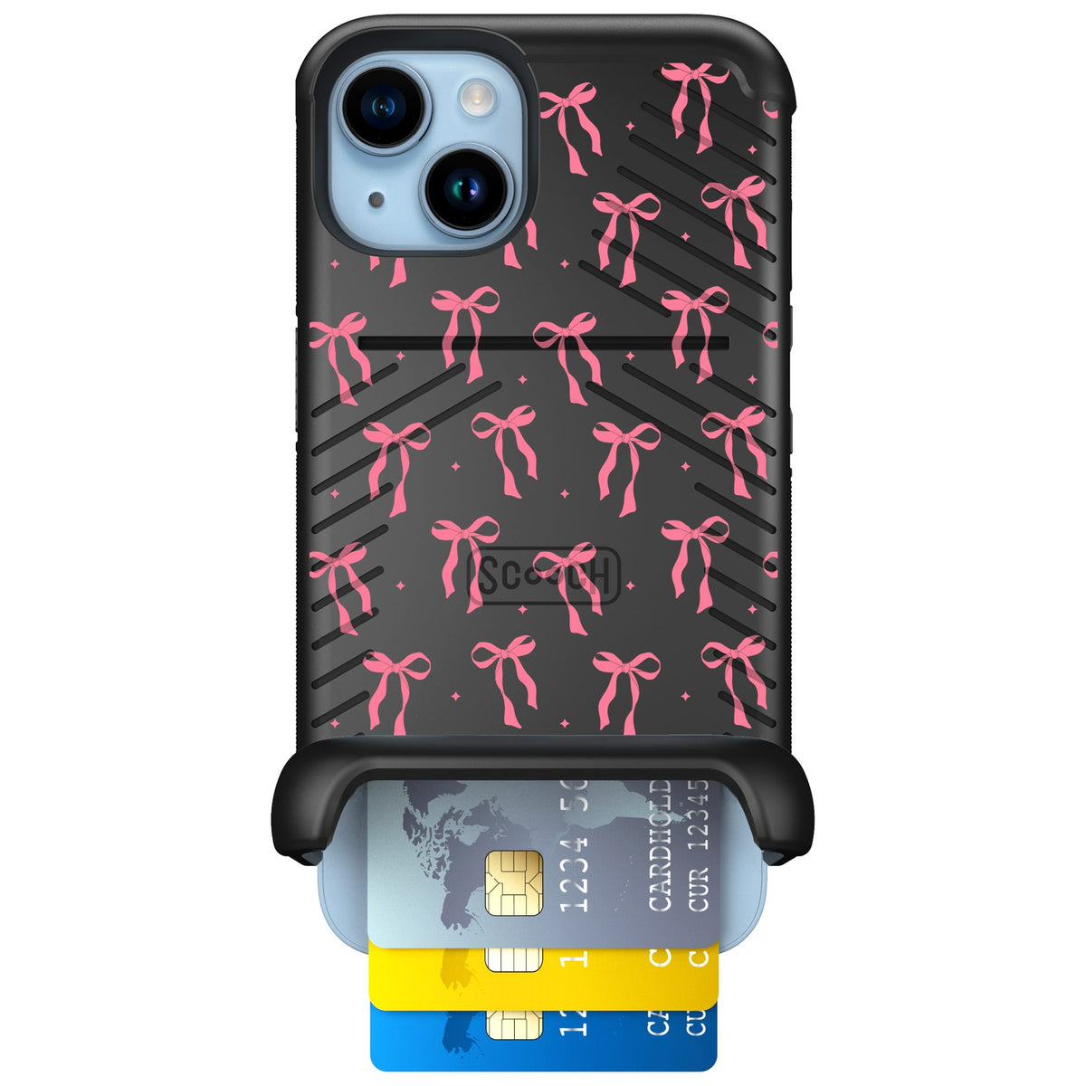 Scooch Wingmate Pink Bows for iPhone 14 — Case