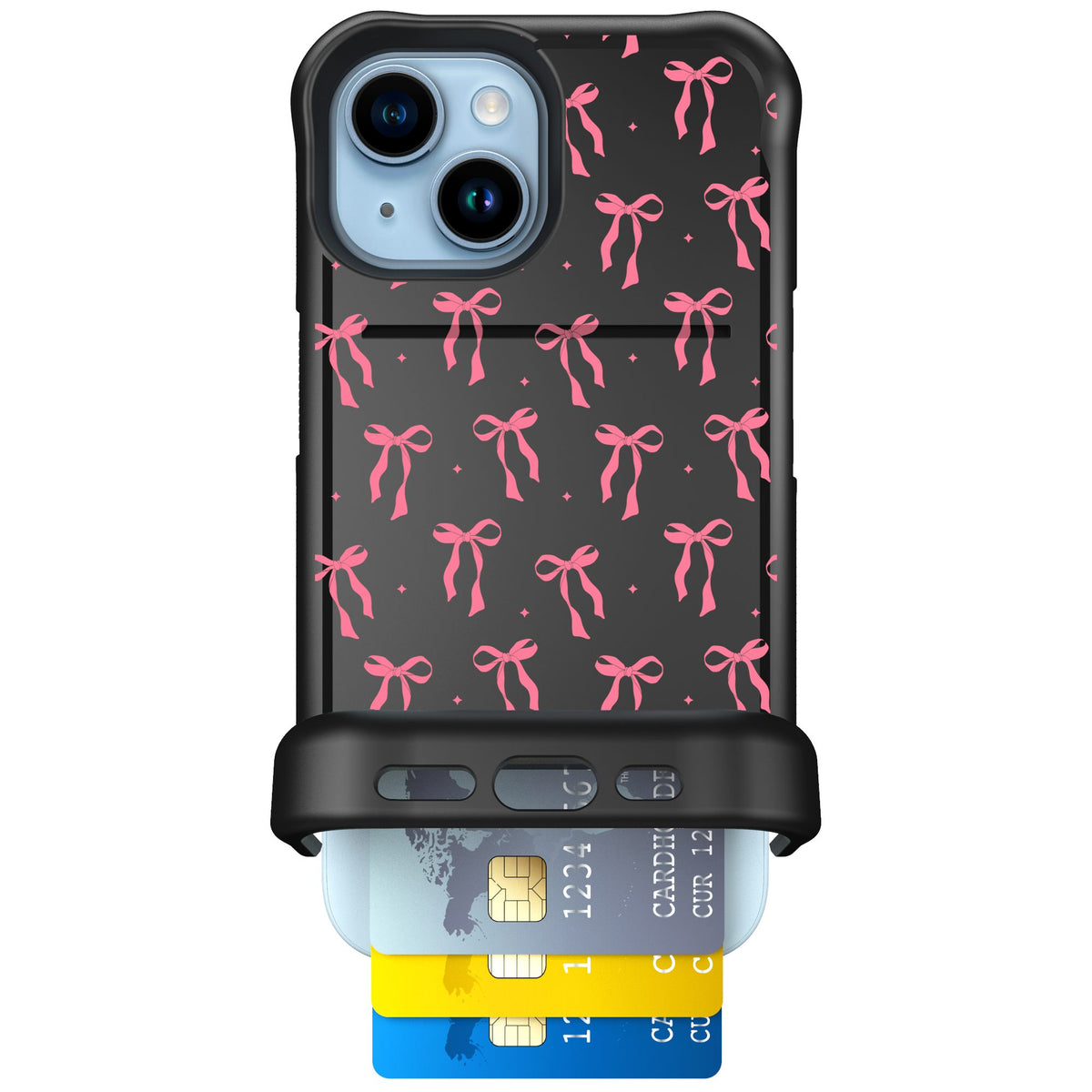 Scooch Wingmate Pink Bows for iPhone 15 — Case