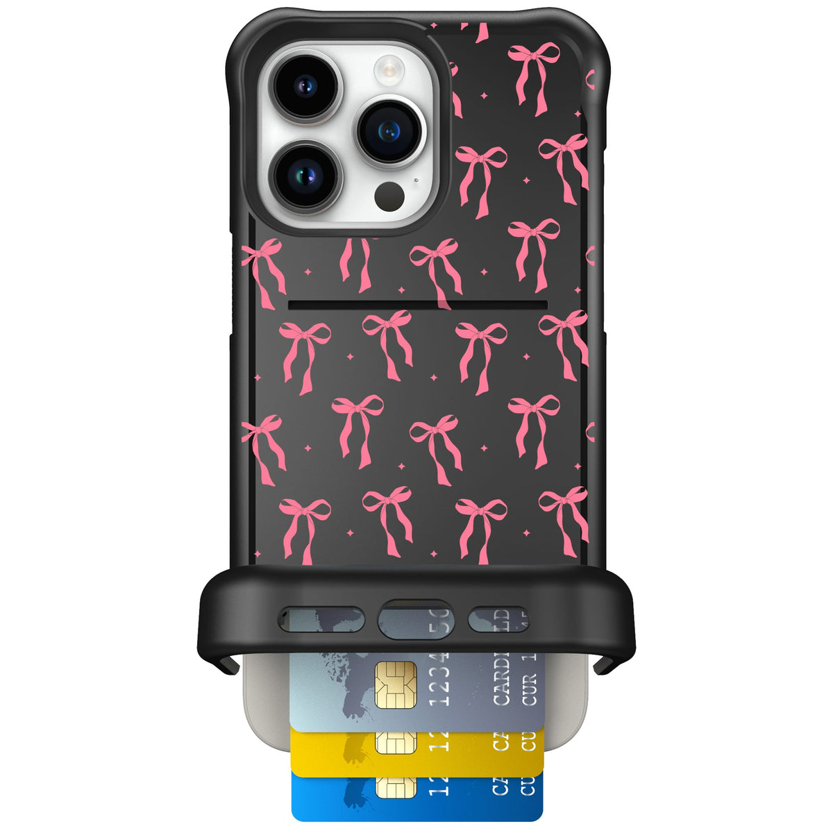 Scooch Wingmate Pink Bows for iPhone 15 Pro Max — Case