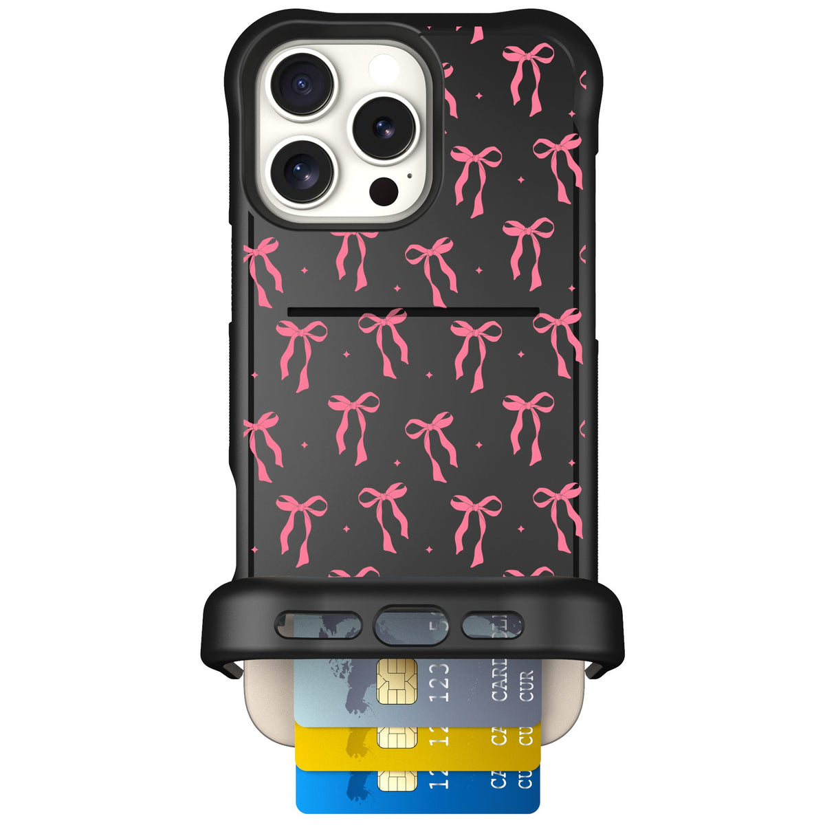 Scooch Wingmate Pink Bows for iPhone 16 Pro Max — Case