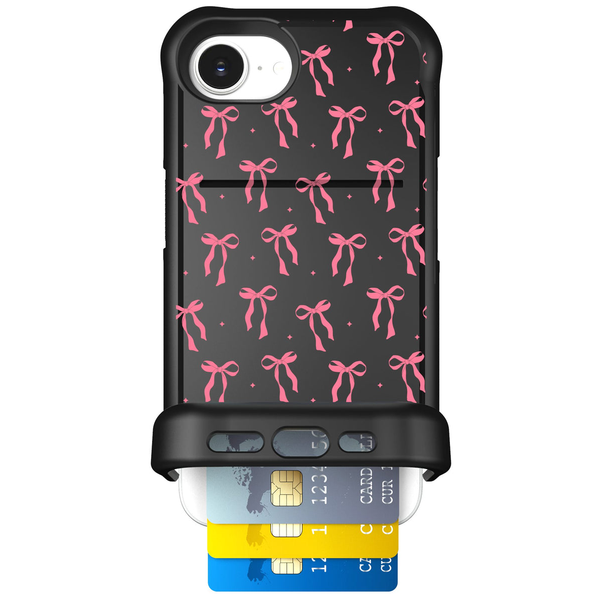 Scooch Wingmate Pink Bows for iPhone 16e — Case