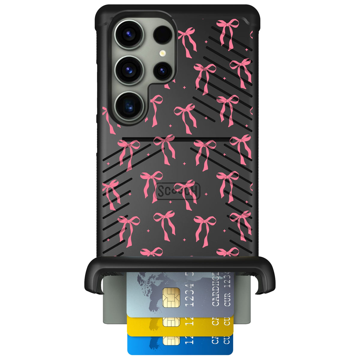 Scooch Wingmate Pink Bows for Galaxy S23 Ultra — Case