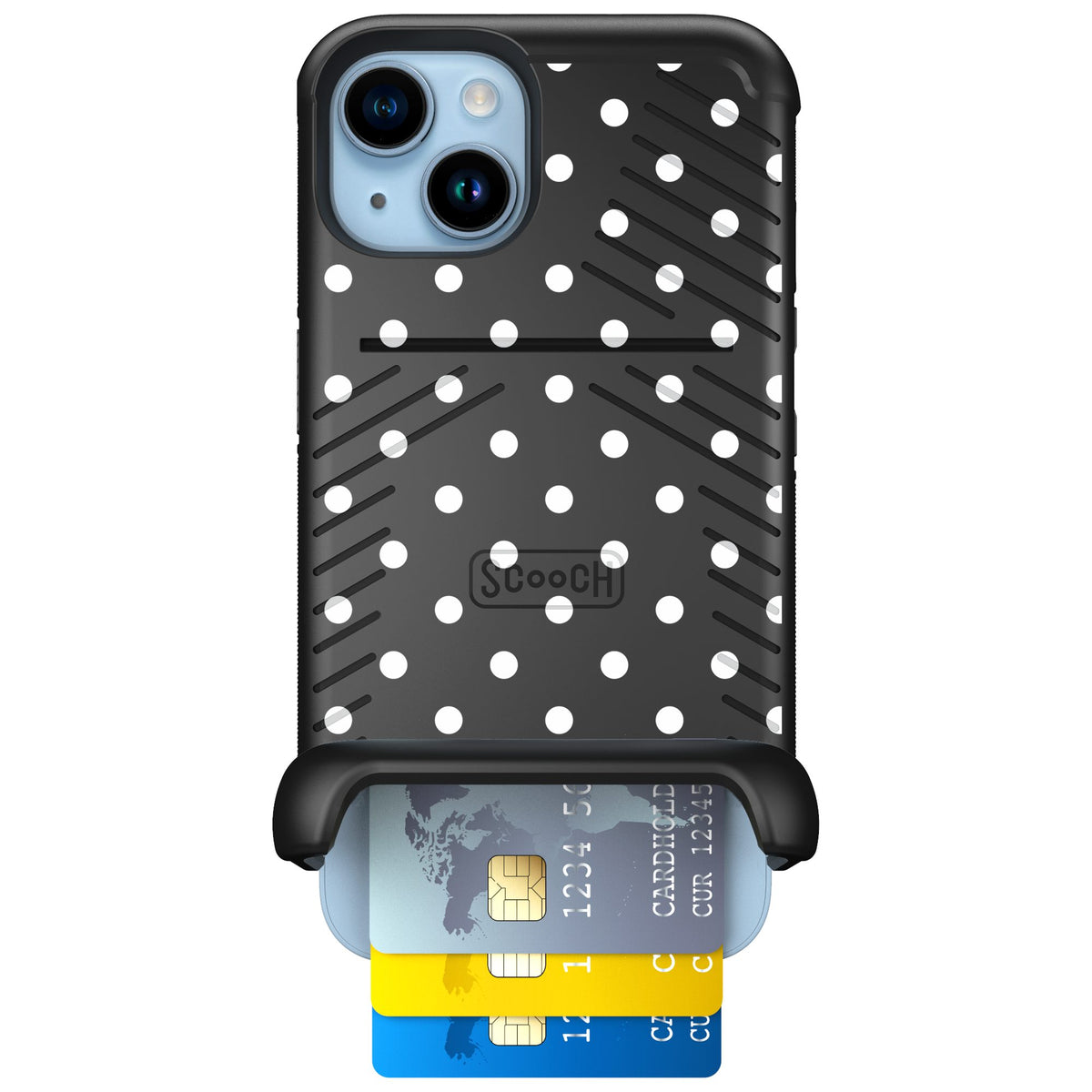 Scooch Wingmate Polka Dots for iPhone 14 — Case