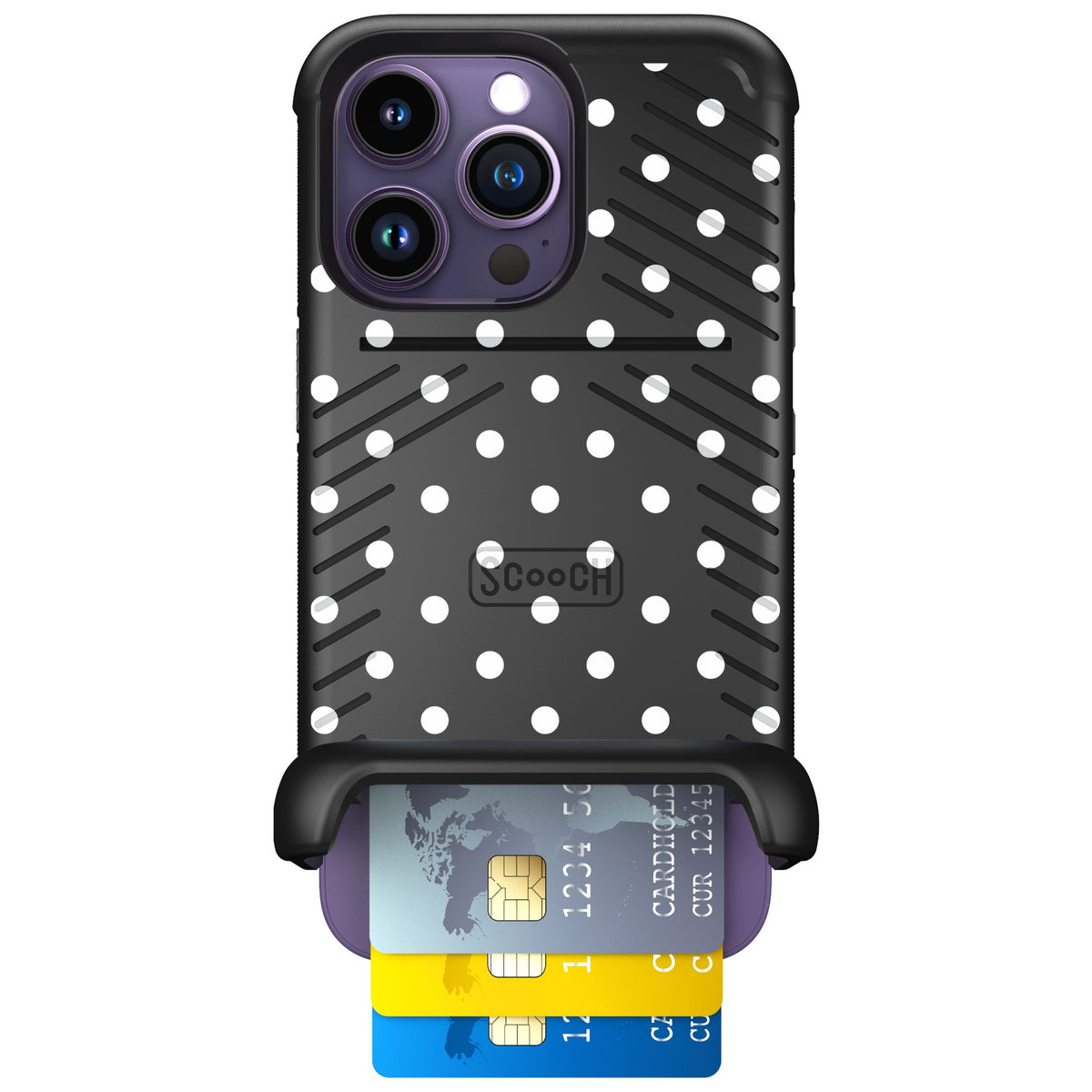 Scooch Wingmate Polka Dots for iPhone 14 Pro — Case