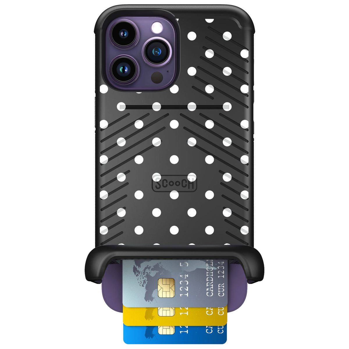 Scooch Wingmate Polka Dots for iPhone 14 Pro Max — Case