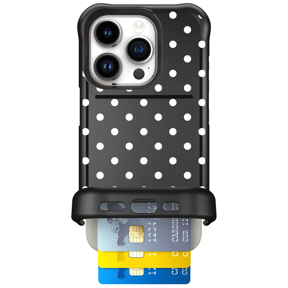 Scooch Wingmate Polka Dots for iPhone 15 Pro — Case
