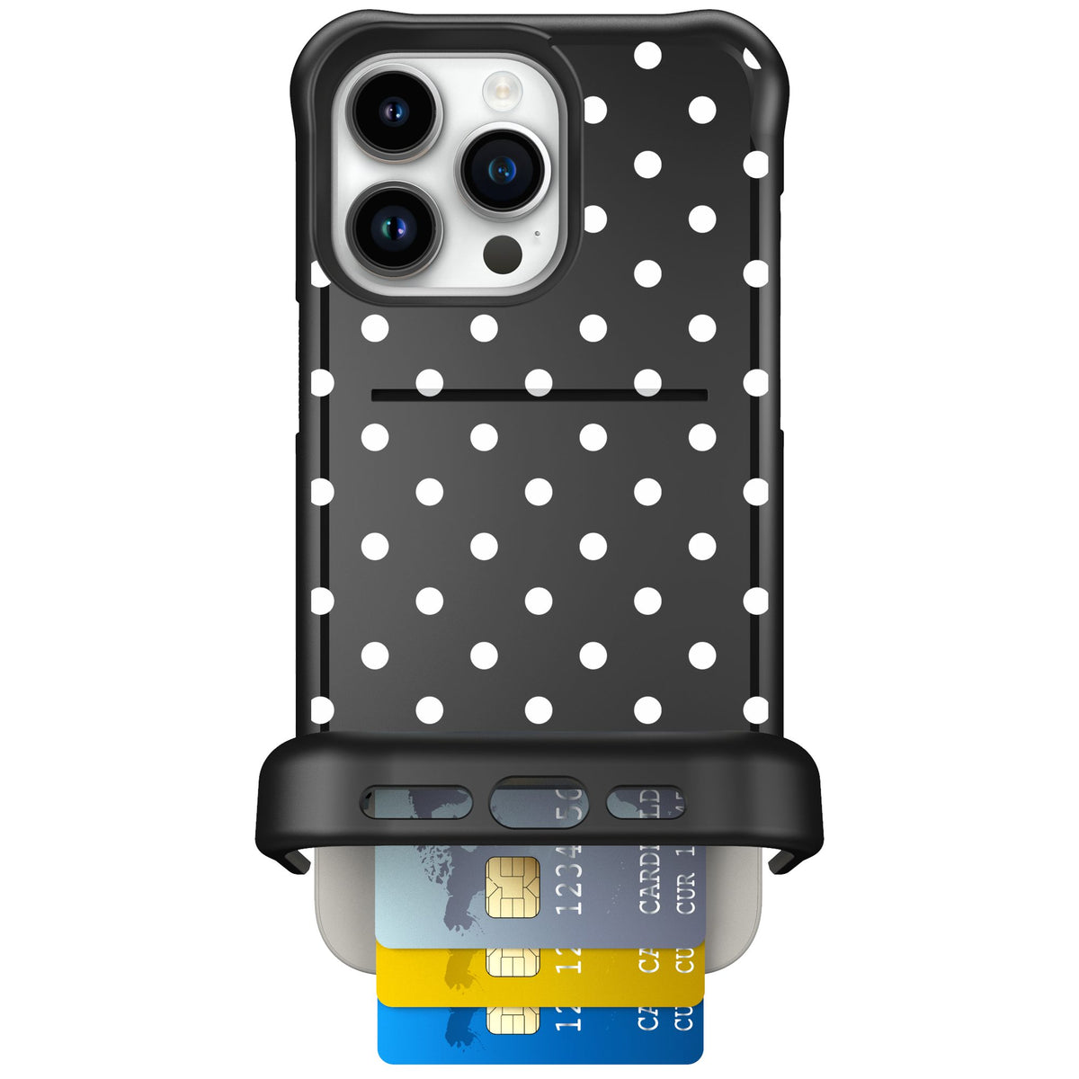 Scooch Wingmate Polka Dots for iPhone 15 Pro Max — Case