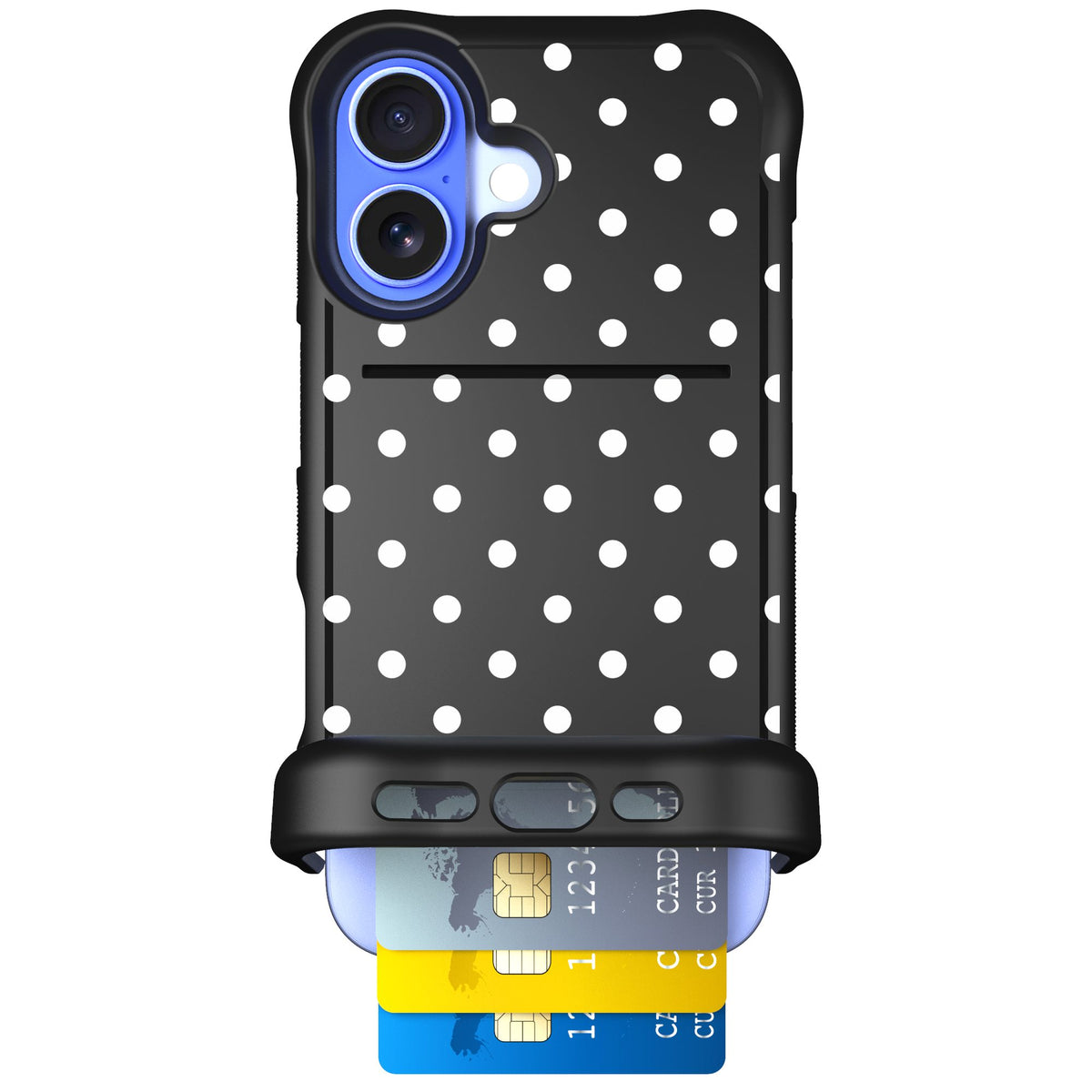 Scooch Wingmate Polka Dots for iPhone 16 — Case