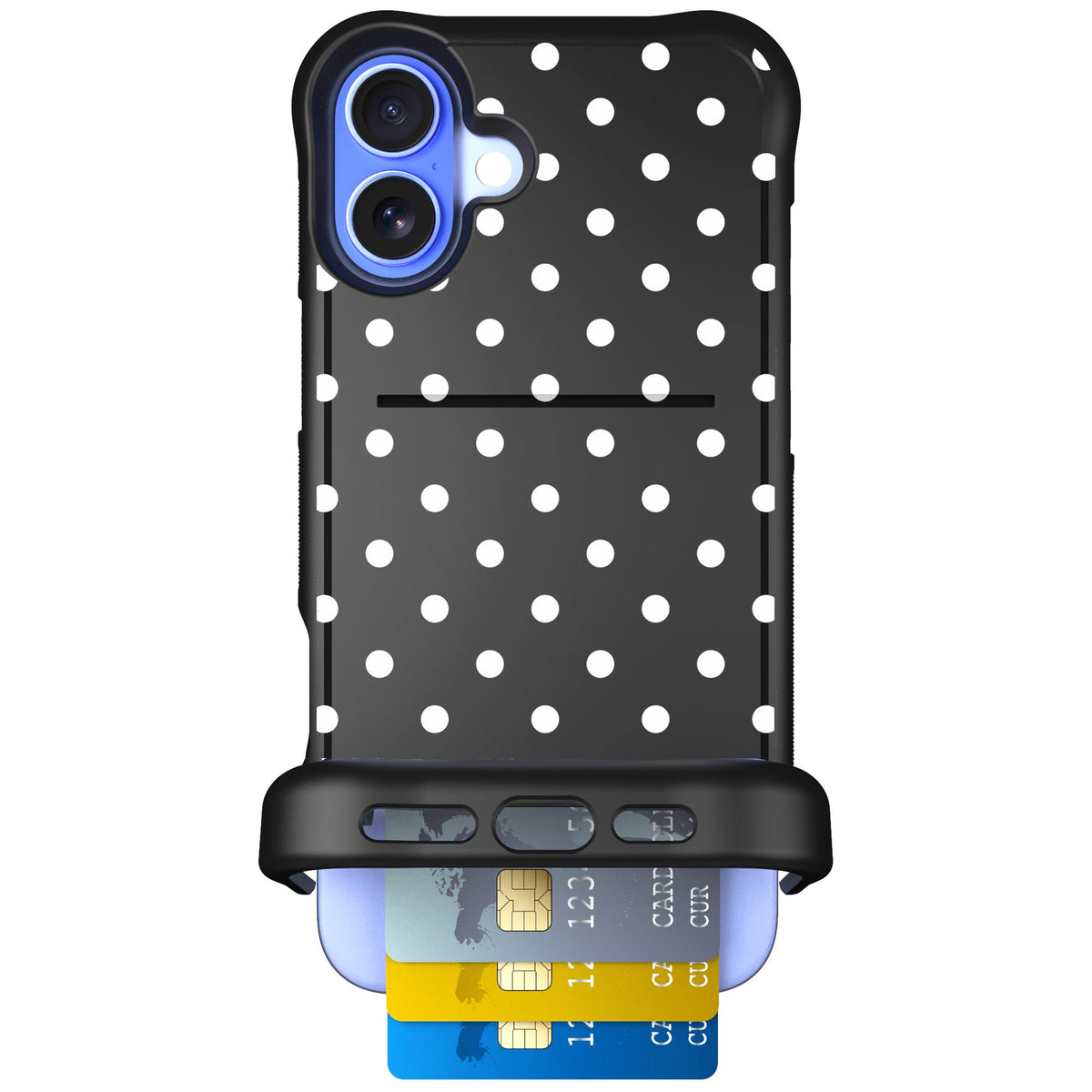 Scooch Wingmate Polka Dots for iPhone 16 Plus — Case