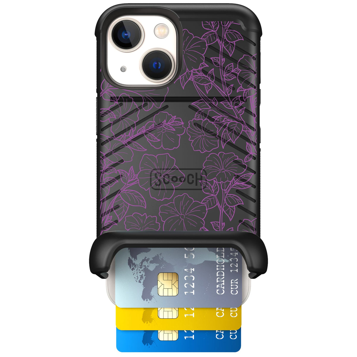 Scooch Wingmate Purple Petunias for iPhone 13 mini — Case