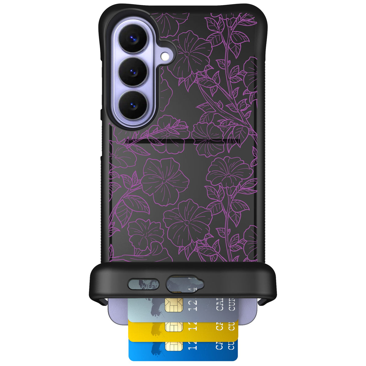 Scooch Wingmate Purple Petunias for Galaxy S26+ — Case