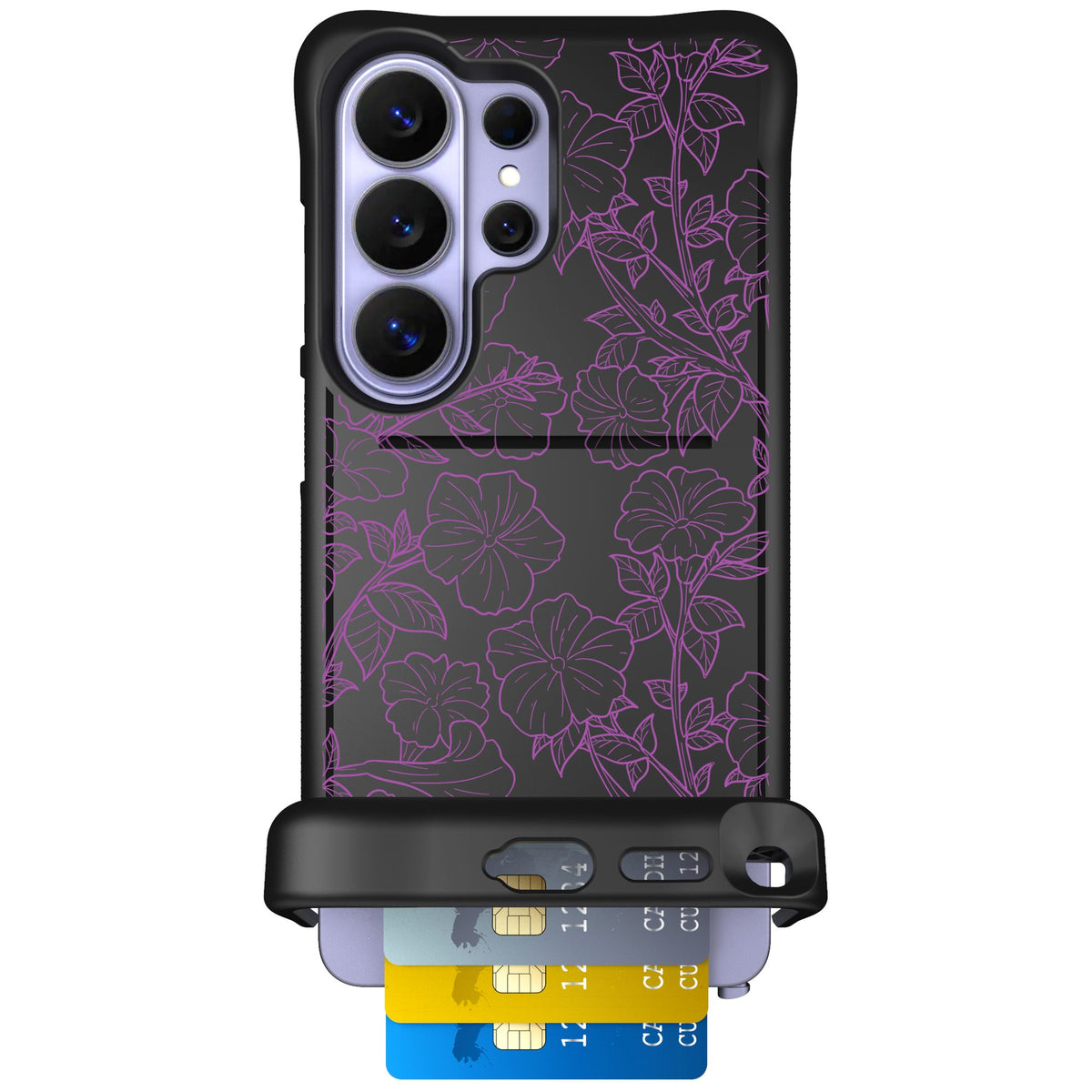 Scooch Wingmate Purple Petunias for Galaxy S26 Ultra — Case