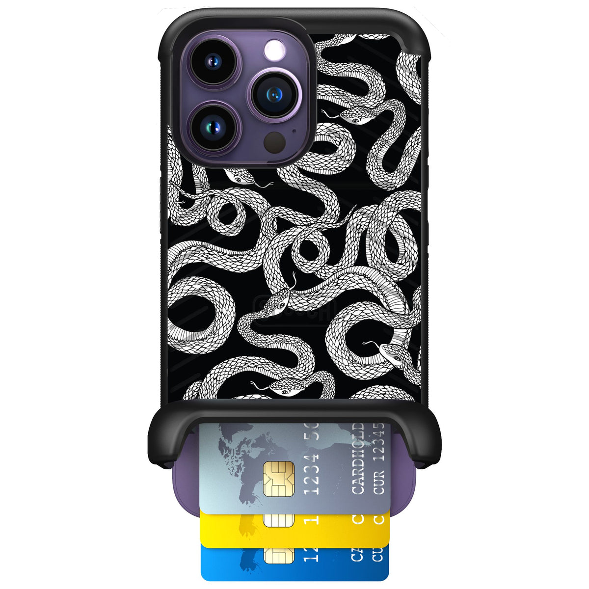 Scooch Wingmate Snakes for iPhone 14 Pro — Case