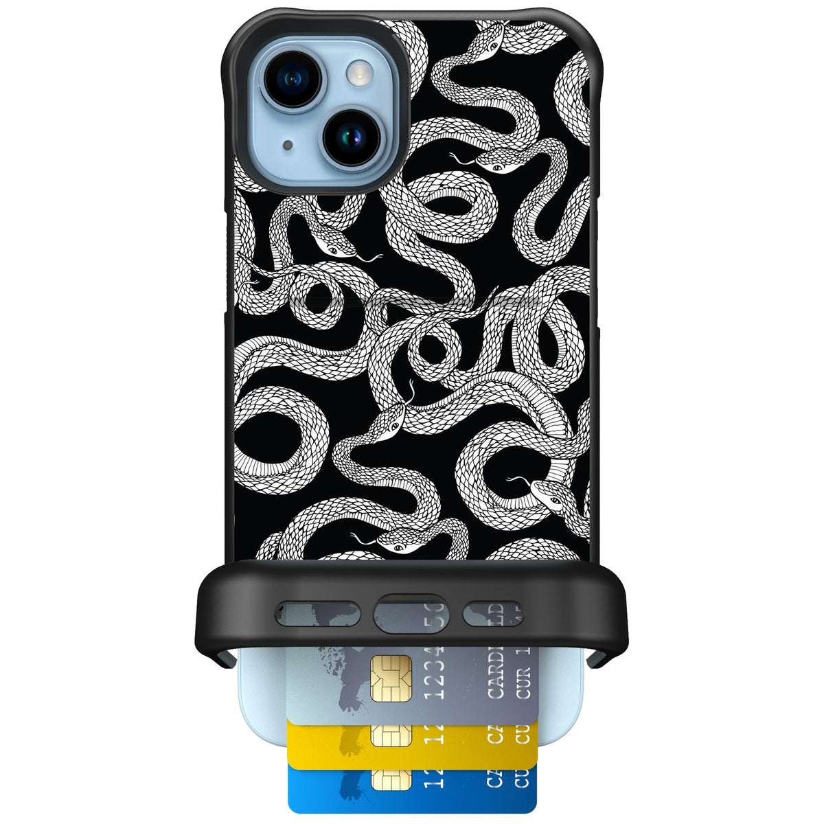 Scooch Wingmate Snakes for iPhone 14 Plus — Case