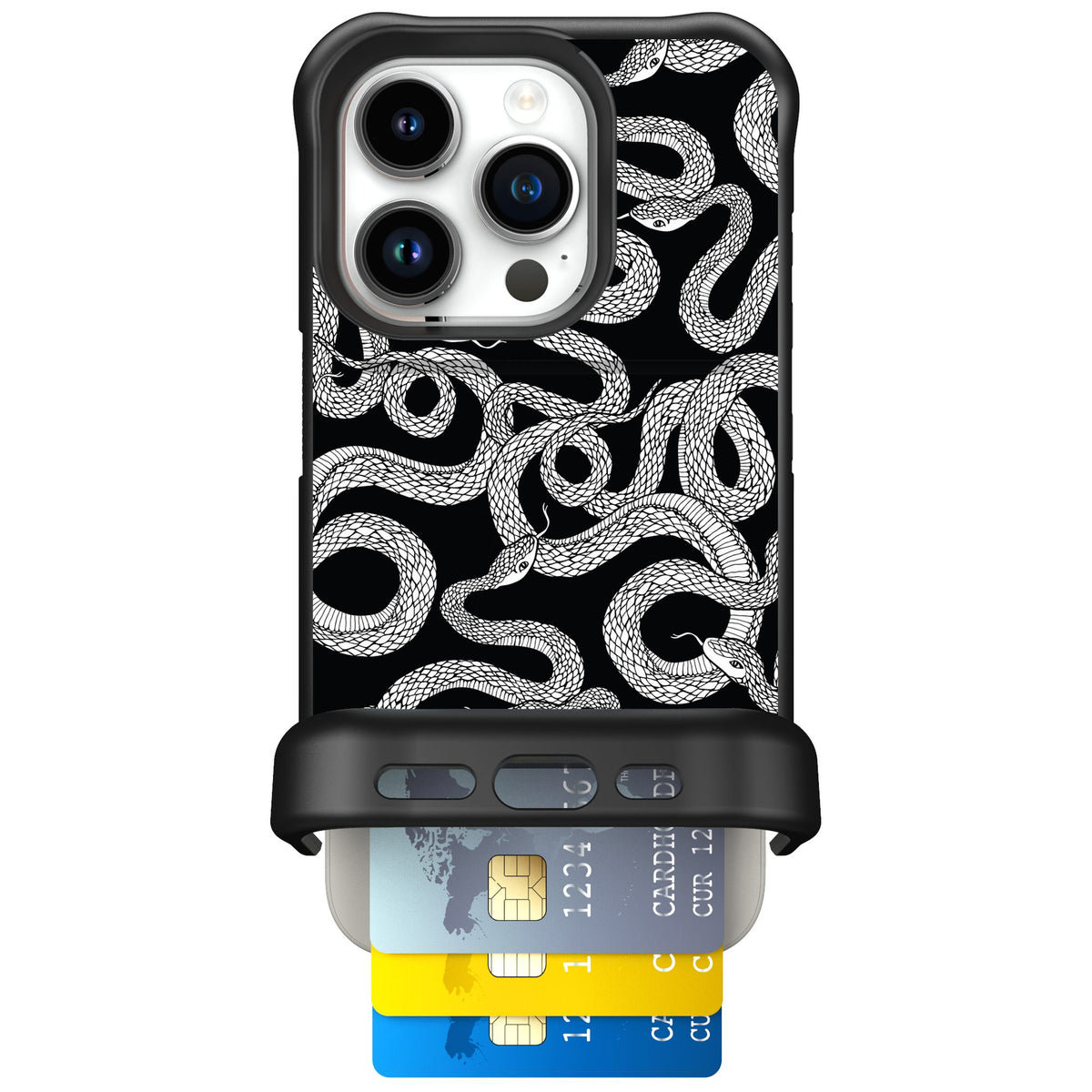 Scooch Wingmate Snakes for iPhone 15 Pro — Case